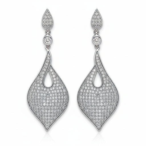 [AG1395] PENDIENTES PLATA 925MM CIRCONITAS