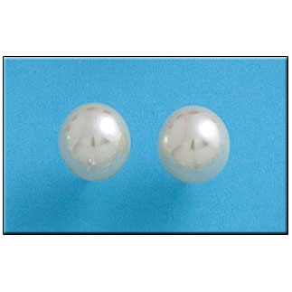 [AG1439] PENDIENTES PLATA 925M PERLAS SHELL - 10MM