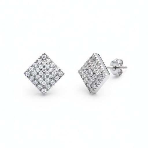 [AG1507] PENDIENTES PLATA 925MM CIRCONITAS
