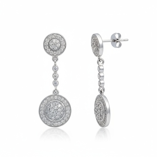 [AG1542] PENDIENTES PLATA 925MM CIRCULOS