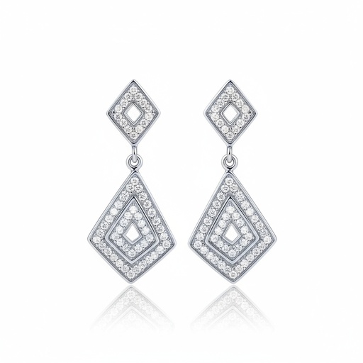 [AG1549] PENDIENTES PLATA 925MM CIRCONITAS