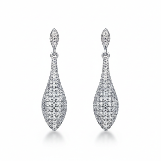 [AG1555] PENDIENTES PLATA 925MM CIRCONITAS