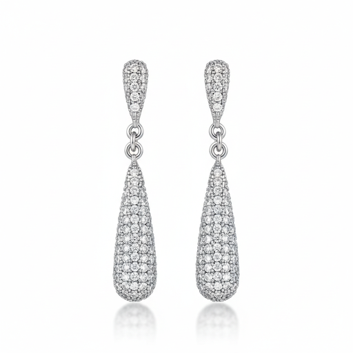 [AG1557] PENDIENTES PLATA 925MM CIRCONITAS