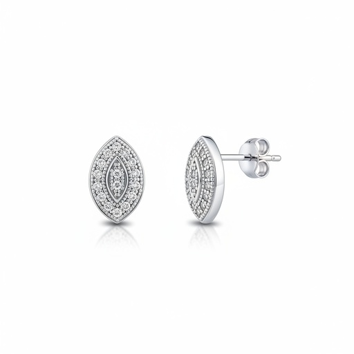 [AG1574] PENDIENTES PLATA 925MM CIRCONITAS