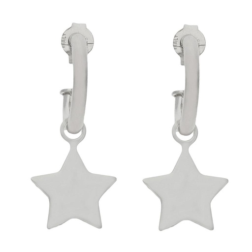 [AG1601] PENDIENTES PLATA 925MM ESTRELLAS