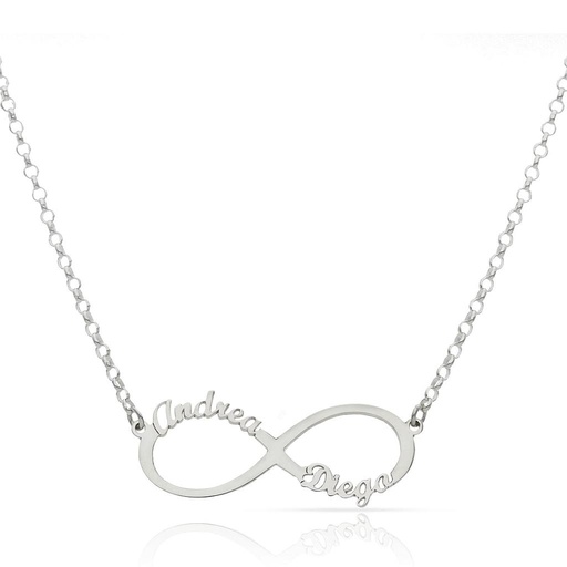 GARGANTILLA PLATA 925MM INFINITO NOMBRES