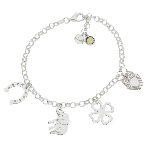 [AG3016] PULSERA MI HISTORIA PLATA 925MM DE LA SUERTE