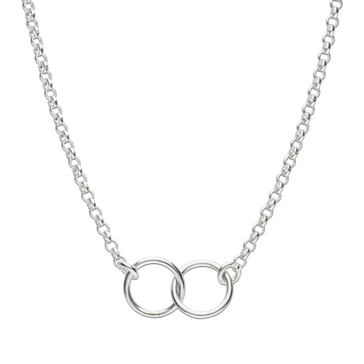 [AG364] GARGANTILLA PLATA 925MM ETERNITY