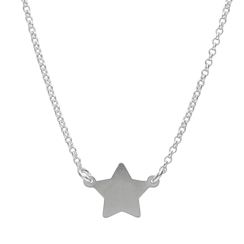 GARGANTILLA PLATA 925MM ESTRELLA