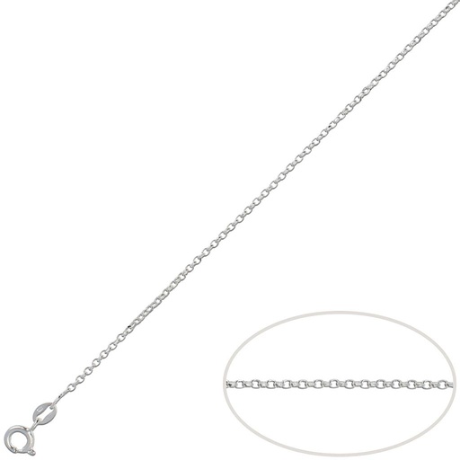 CADENA PLATA 925MM ROLOT - 1.80MM