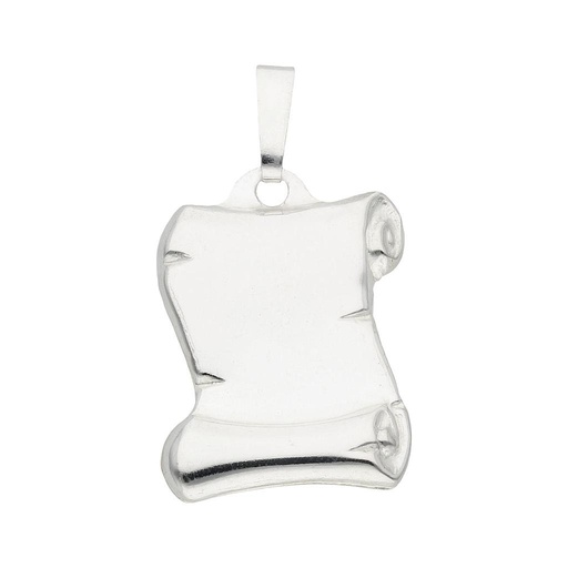 [AG4001] PLACA PLATA 925MM PERGAMINO MEDIANO