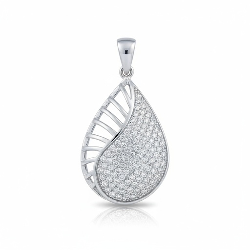 [AG5053G] COLGANTE PLATA 925MM CIRCONITAS