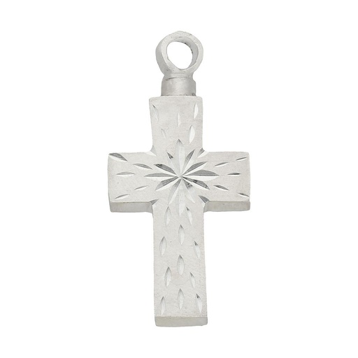 [AG603] GUARDACENIZAS PLATA 925MM CRUZ - 17X34MM