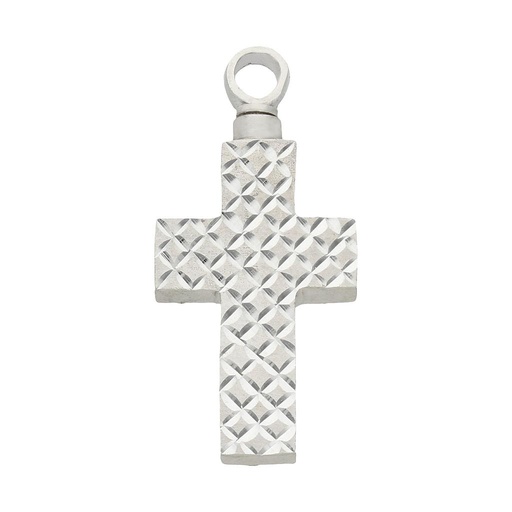 [AG604] GUARDACENIZAS PLATA 925MM CRUZ - 17X34MM