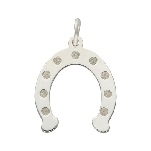 [AG610] COLGANTE PLATA 925MM HERRADURA