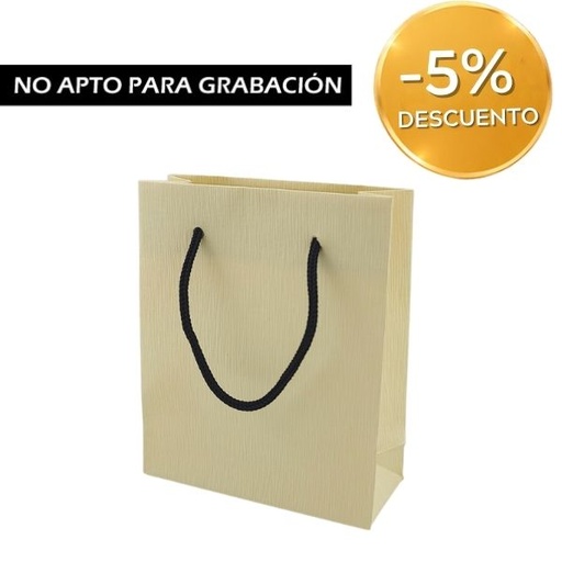 BOLSA PAPEL CREMA 100X40X120 - 100 UNID