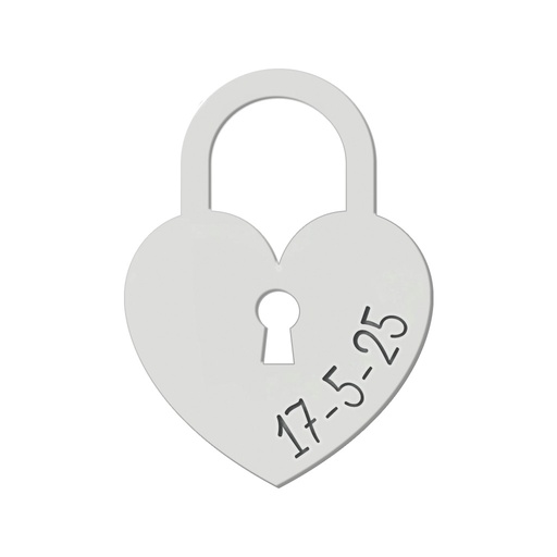 [AG3045] MI HISTORIA - ABALORIO PLATA 925MM CANDADO