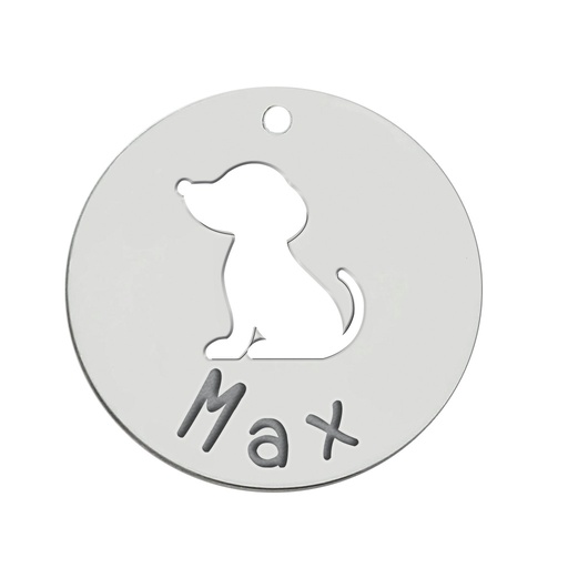 [AG3066] MI HISTORIA - ABALORIO PLATA 925MM PERRO