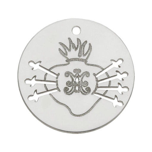 [AG3073] MI HISTORIA - ABALORIO PLATA 925MM V.DOLORES