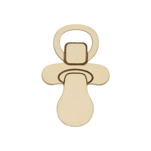 [HT243] MI HISTORIA - ABALORIO ORO 18KL CHUPETE