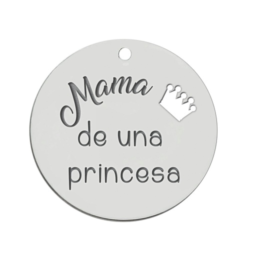 [AG3107] MI HISTORIA - ABALORIO PLATA 925MM PRINCESA