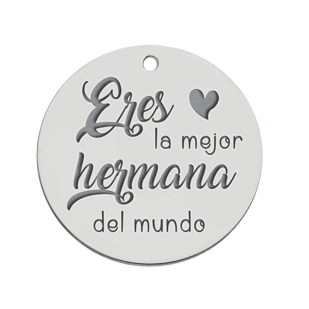 MI HISTORIA - ABALORIO PLATA 925MM HERMANA