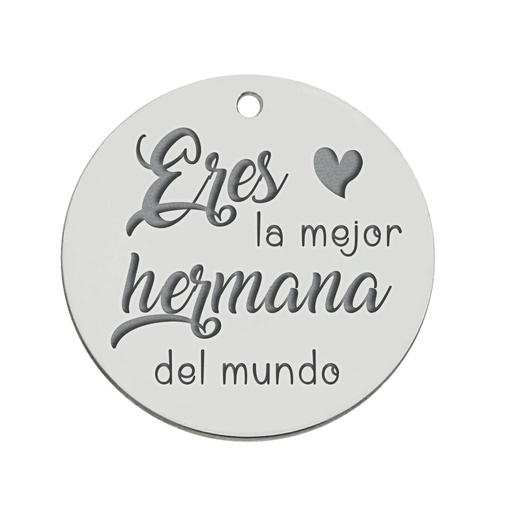 [AG3113] MI HISTORIA - ABALORIO PLATA 925MM HERMANA