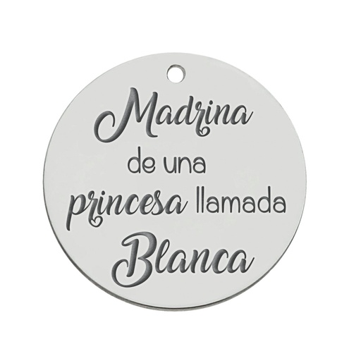 [AG3114] MI HISTORIA - ABALORIO PLATA 925MM MADRINA