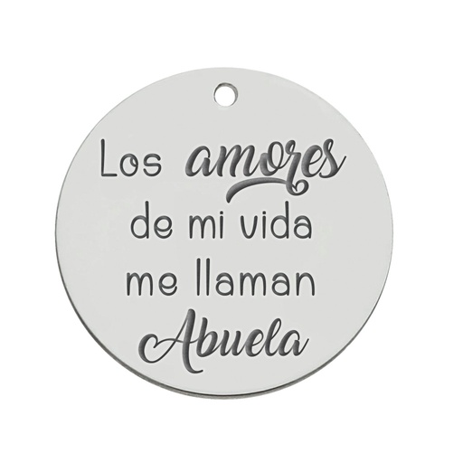 [AG3125] MI HISTORIA - ABALORIO PLATA 925MM AMORES