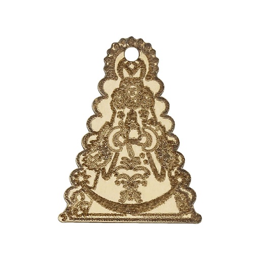 [HT268] MI HISTORIA - ABALORIO ORO 18KL V. ROCIO