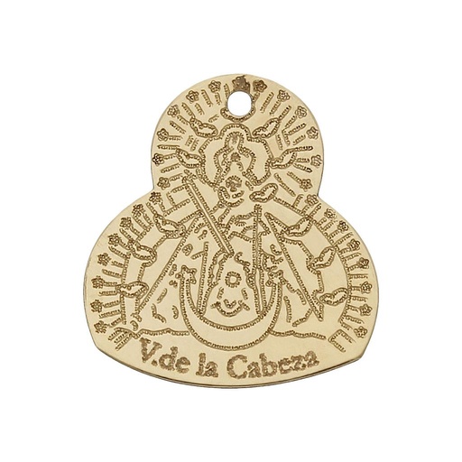 [HT271] MI HISTORIA - ABALORIO ORO 18KL V.CABEZA