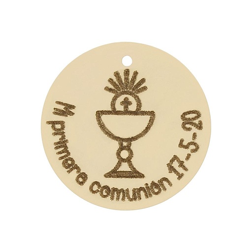 [HT297] MI HISTORIA - ABALORIO ORO 18KL COMUNION