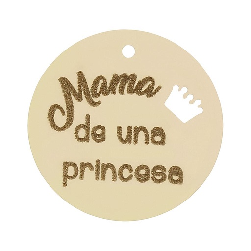 [HT307] MI HISTORIA - ABALORIO ORO 18KL PRINCESA