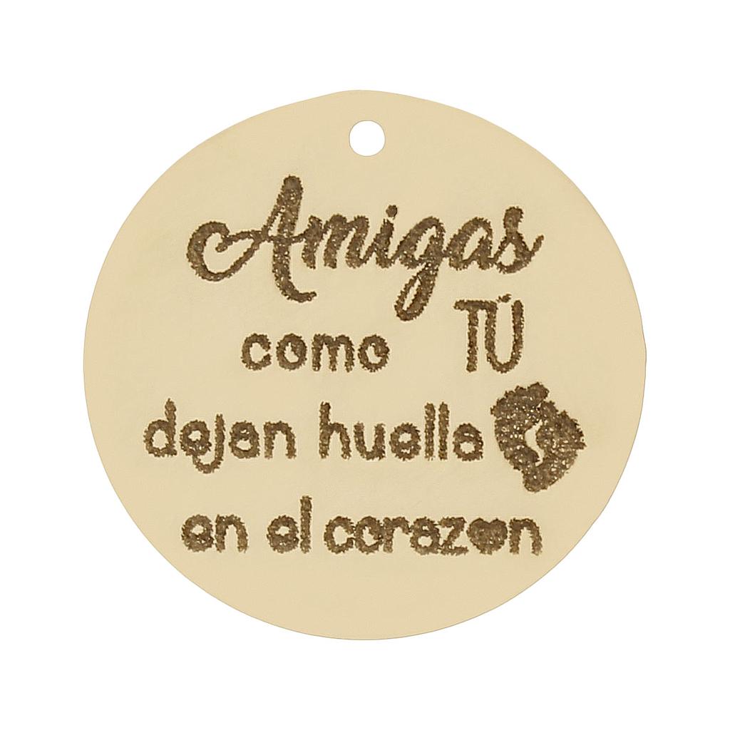 MI HISTORIA - ABALORIO ORO 18KL AMIGAS