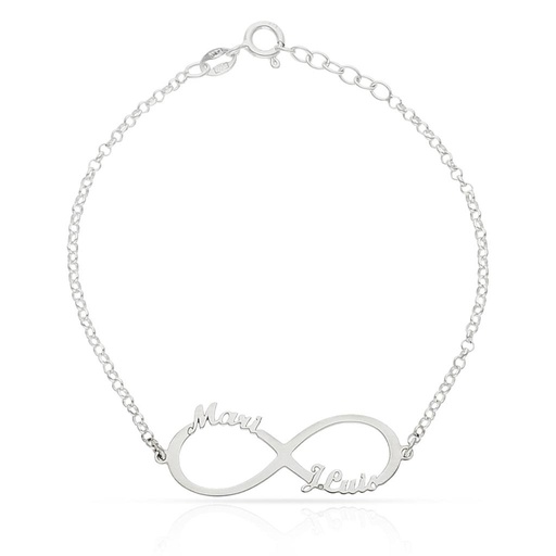 [AG216] PULSERA PLATA 925MM INFINITO