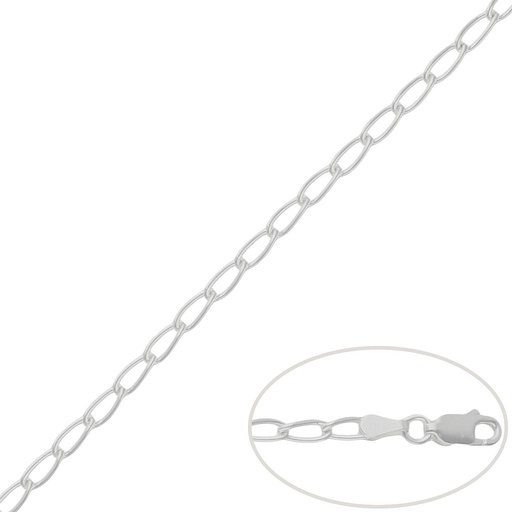 CADENA PLATA 925MM BILBAO - 3MM