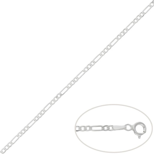 CADENA PLATA 925MM 3x1 - 2.50MM