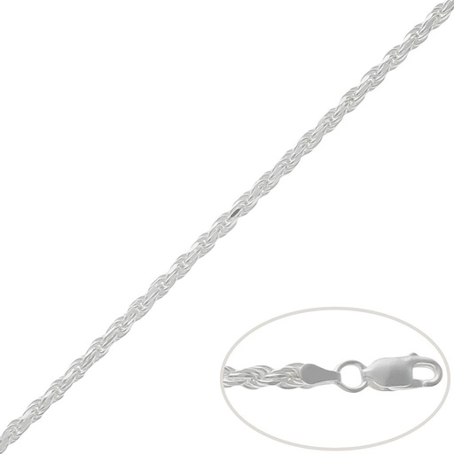 CORDON PLATA 925MM MACIZO - 3MM