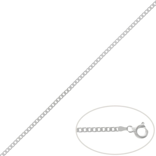 CADENA PLATA 925MM BARBADA - 2MM