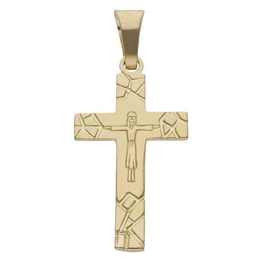 CRUZ ORO 18KL CRISTO - 20x35MM