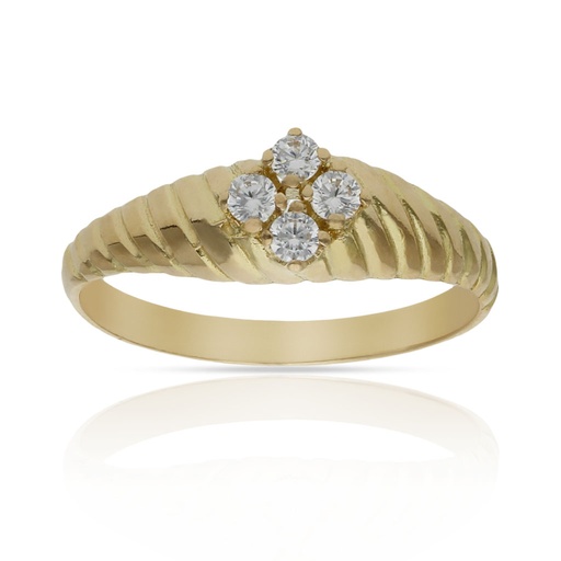 SORTIJA ORO 18KL CIRCONITAS