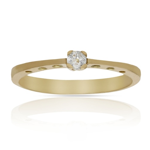 SORTIJA ORO 18KL CIRCONITA