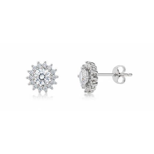 [AG1643] PENDIENTES PLATA 925MM CIRCONITAS - 10MM