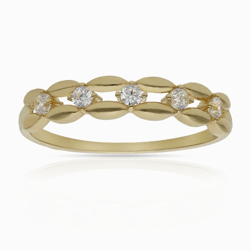 SORTIJA ORO 18KL CIRCONITAS