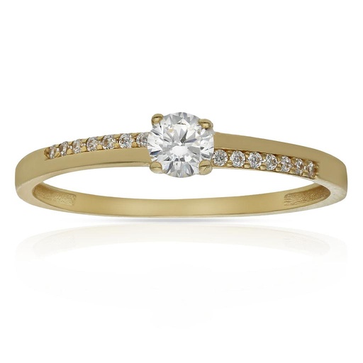 SORTIJA ORO 18KL CIRCONITAS