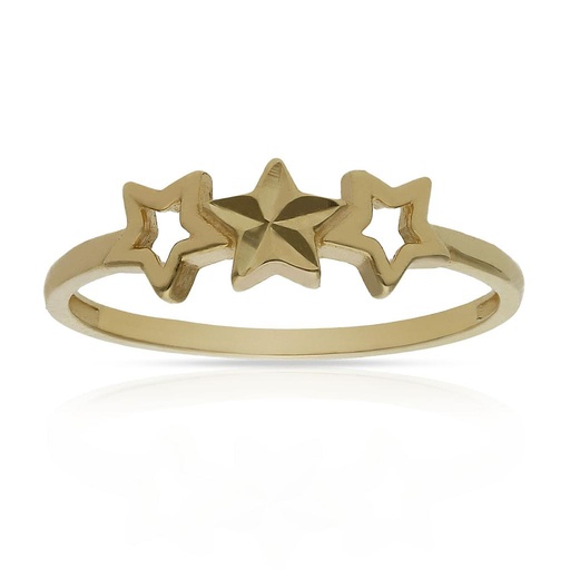 SORTIJA ORO 18KL ESTRELLAS