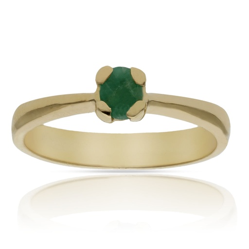 SORTIJA ORO 18KL ESMERALDA FINA
