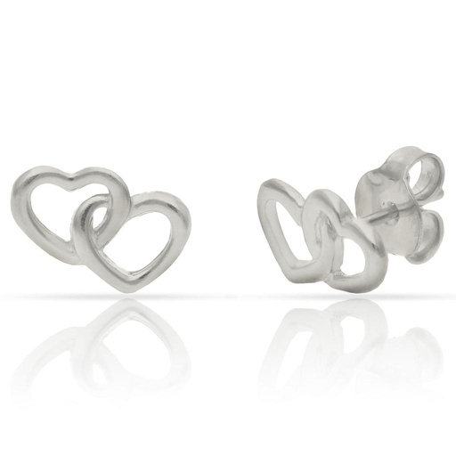 [AG1749] PENDIENTES PLATA 925MM CORAZONES - 11x8MM
