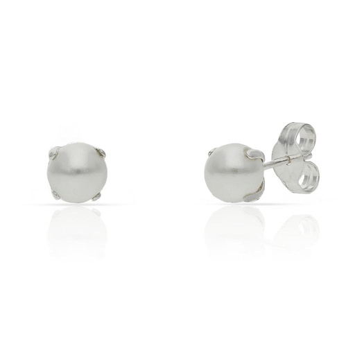 [AG1681] PENDIENTES PLATA 925MM PERLAS - 5MM