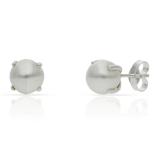 [AG1679] PENDIENTES PLATA 925MM PERLAS - 7MM